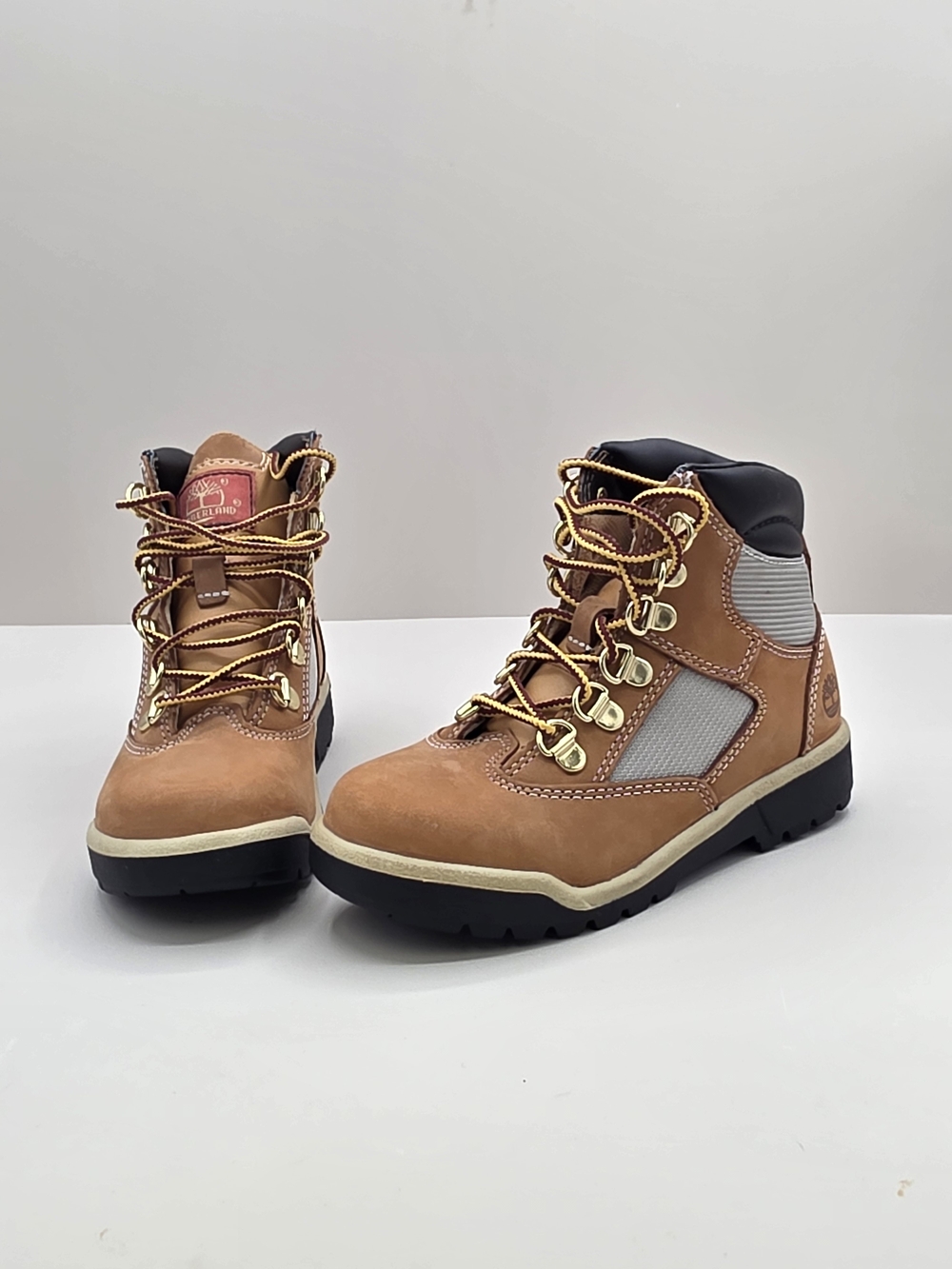 Timberland Kids Unisex Tan & Black Hiking Boots